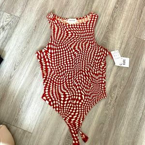 Open Edit floating diamond cut out one piece